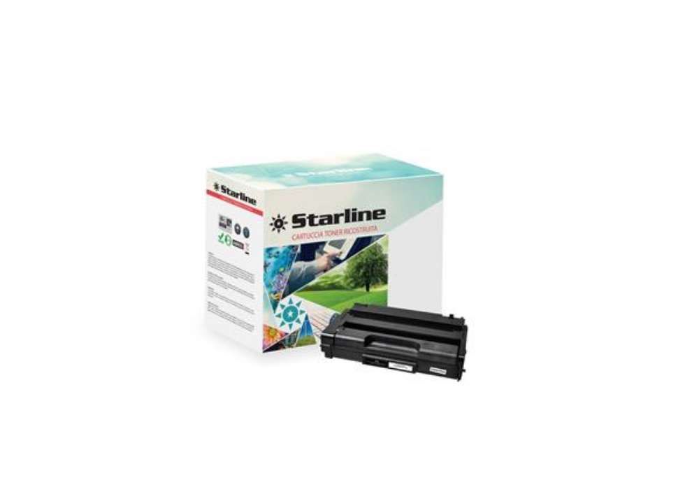 Immagine di Starline - Toner Ricostruito - per Ricoh - Nero - 406522 - 5.000 pag