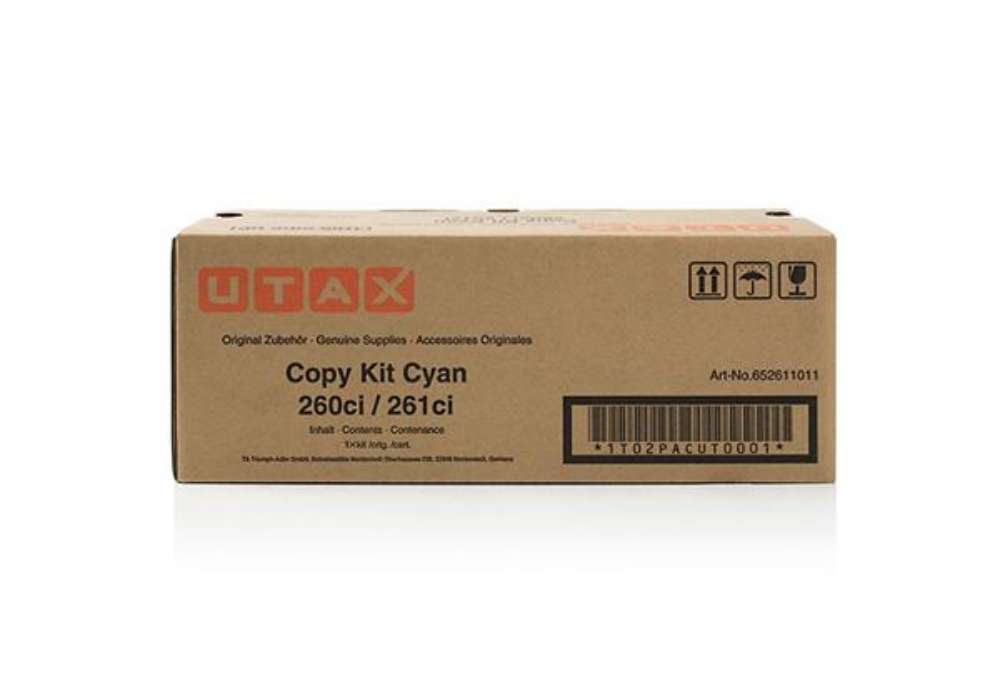 Immagine di Utax - Toner - Ciano - 652611011 - 3.700 pag