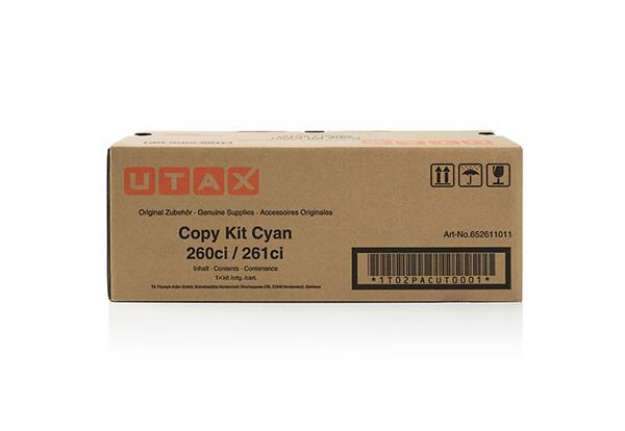 Immagine di Utax - Toner - Ciano - 652611011 - 3.700 pag