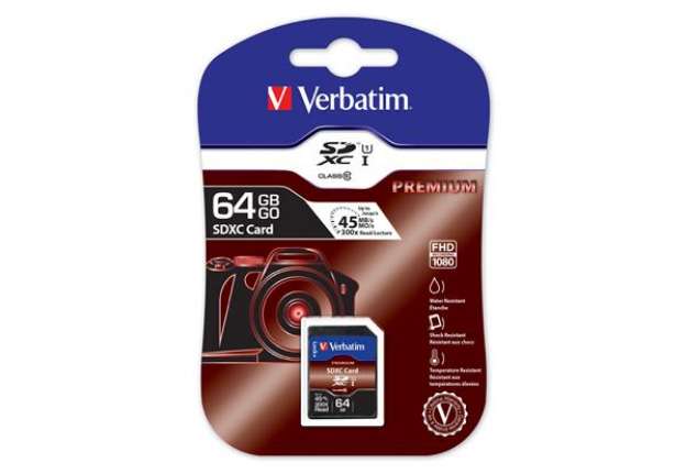 Immagine di Verbatim - Scheda SDHC XC Class UH S-1 - 44024 - 64BG