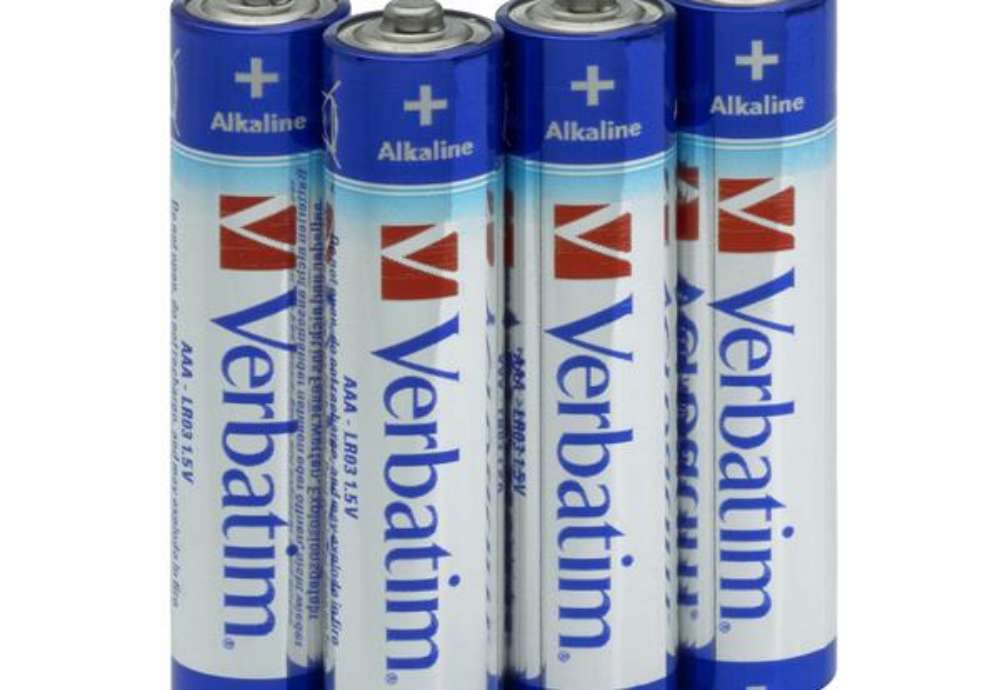 Immagine di Pila ministilo AAA - 1,5V - 49920 - alcaline - Verbatim - blister 4 pezzi