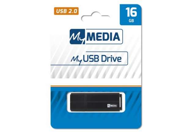 Immagine di Verbatim - Memoria MyUsb Drive - Nero - 69261 - 16GB