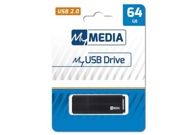 Immagine di Verbatim - Memoria MyUsb Drive - Nero - 69263 - 64GB