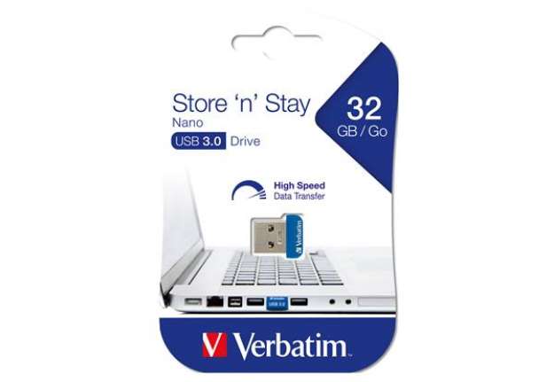 Immagine di Verbatim - Usb 3.0 Store 'N'Stay Nano - 98710 - 32GB