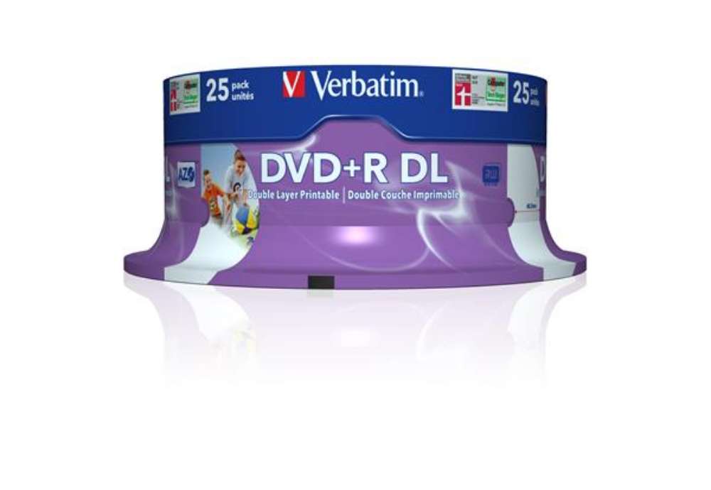 Immagine di Verbatim - Scatola 25 DVD+R Dual Layer - serigrafato Spindle - 43667 - 8,5GB