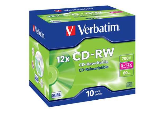 Immagine di Verbatim - Scatola 10 CD-RW DataLife Plus - 8X-10X - serigrafato - 43148 - 700MB