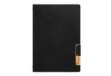Immagine di Portamenù Nature - 1 inserto doppio - A5 - 24,9 x 17,5 cm - nero - Securit