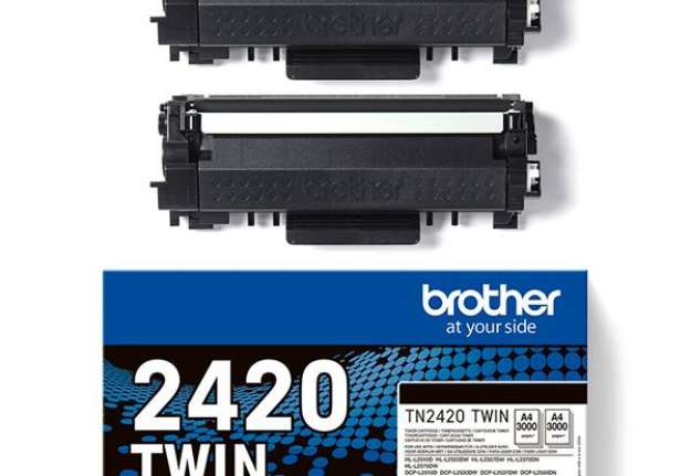 Immagine di Brother - Bundle di 2 Toner - Nero - TN2420TWIN - 3.000 pag