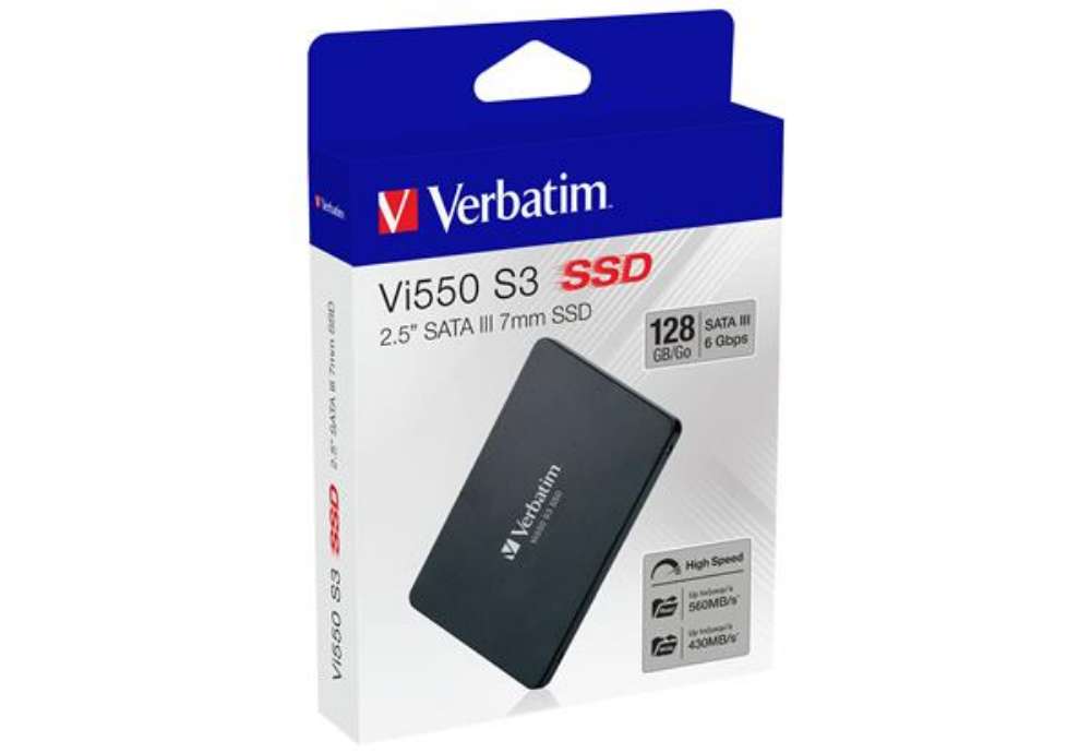 Immagine di Verbatim - SSD Interno Vi550 SATA III 2.5'' SSD - 49350 - 128GB