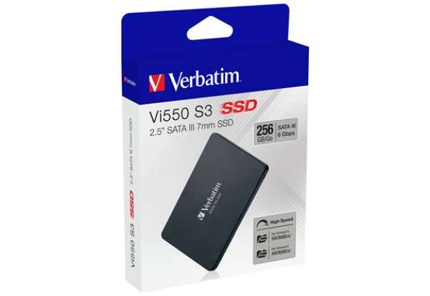 Immagine di Verbatim - SSD Interno Vi550 SATA III 2.5'' SSD - 49351 - 256GB