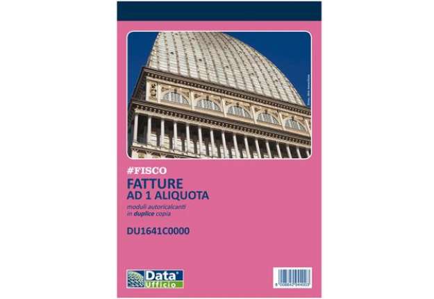 Immagine di Blocco fatture ad 1 aliquota - 50/2 autoricalcante - DU1641C0000 - Data Ufficio