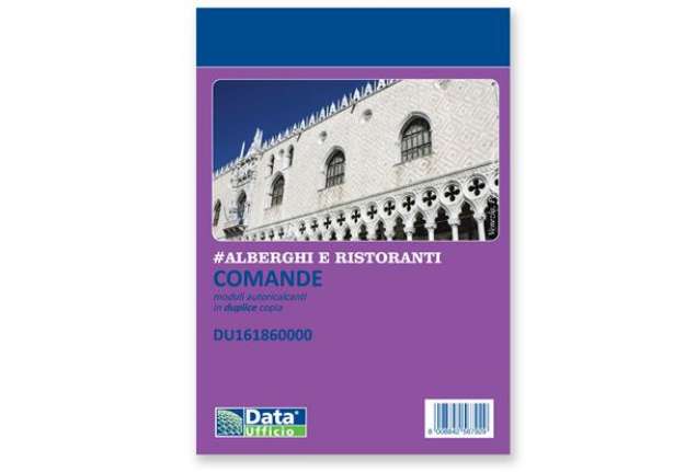 Immagine di Blocco commande - 25/2 copie autoricalcanti - 10,5 x 7,4 cm - DU161860000 - Data Ufficio