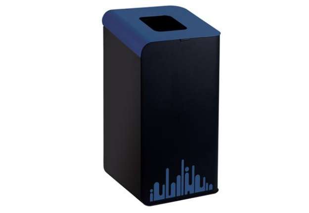 Immagine di Gettacarte Rubik Evo - per raccolta differenziata - 80 L - blu - Medial