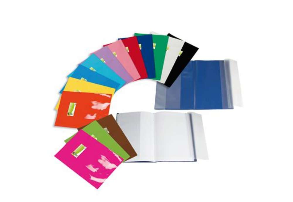 Immagine di Coprimaxi L F - 21 x 30 cm - PVC - 180 mic - c/alette -  laccato - azzurro scuro - Sei Rota