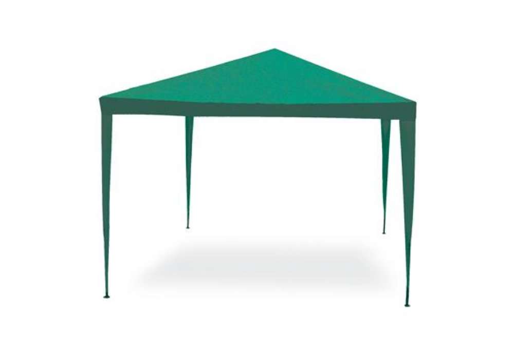 Immagine di Gazebo Facile - 3 x 3 m - acciaio/PL - verde - Garden Friend