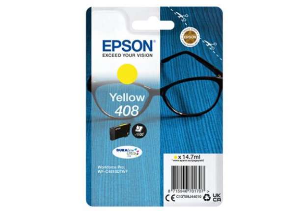 Immagine di Epson - Cartuccia DuraBrite Ultra 408 - Giallo -  C13T09J44010