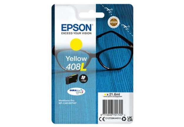 Immagine di Epson - Cartuccia DuraBrite Ultra 408L - Giallo - C13T09K44010
