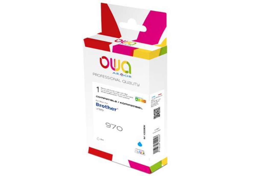 Immagine di Armor - Cartuccia ink Compatibile per Brother - Ciano - LC970/1000C - 10 ml