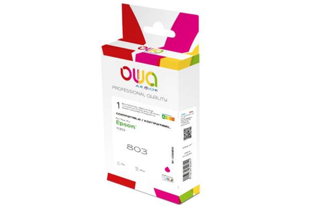 Immagine di Armor - Cartuccia ink Compatibile  per Epson - Magenta - T080340 - 9,5 ml