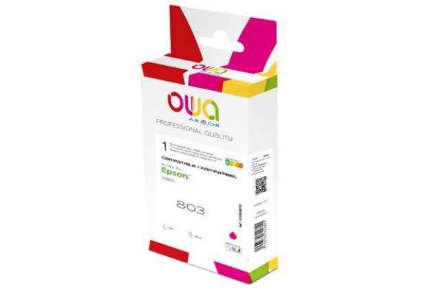 Immagine di Armor - Cartuccia ink Compatibile  per Epson - Magenta - T080340 - 9,5 ml