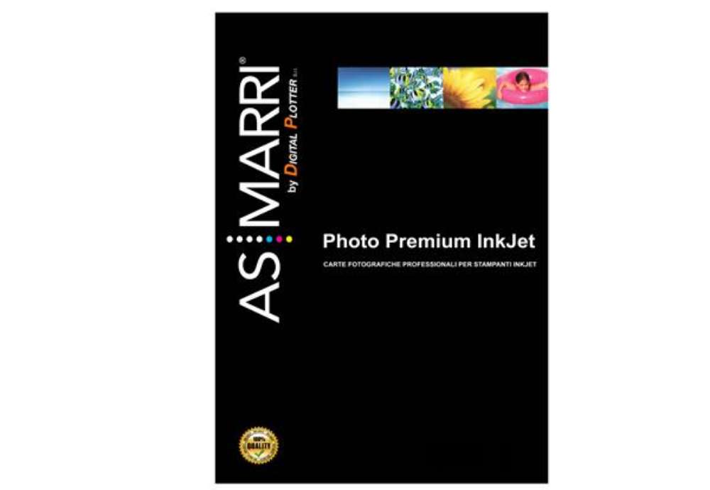 Immagine di Carta fotografica - per inkjet - A4 - 265 gr - 10 fogli - effetto lucido - bianco - As Marri