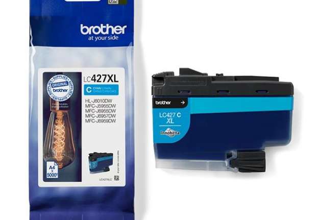 Immagine di Brother - Cartuccia - Ciano - LC427XLC - 5.000 pag
