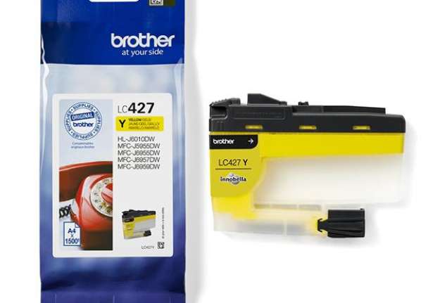 Immagine di Brother - Cartuccia - Giallo - LC427Y - 1.500 pag