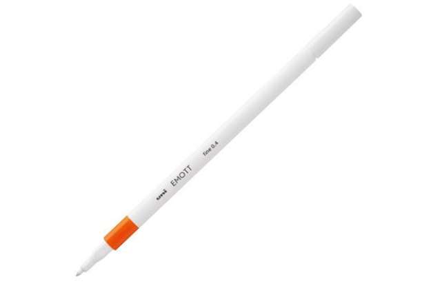 Immagine di Fineliner Emott - tratto 0.4 mm - arancione - Uni Mitsubishi