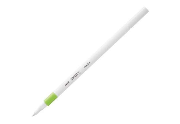 Immagine di Fineliner Emott - tratto 0.4 mm - verde chiaro - Uni Mitsubishi