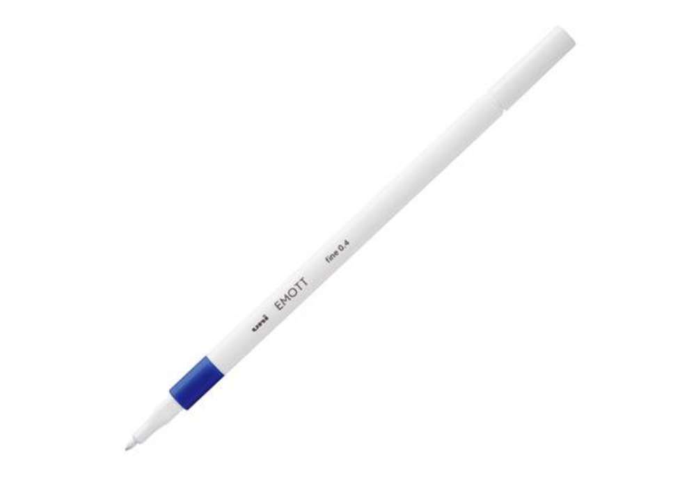 Immagine di Fineliner Emott - tratto 0.4 mm - blu - Uni Mitsubishi