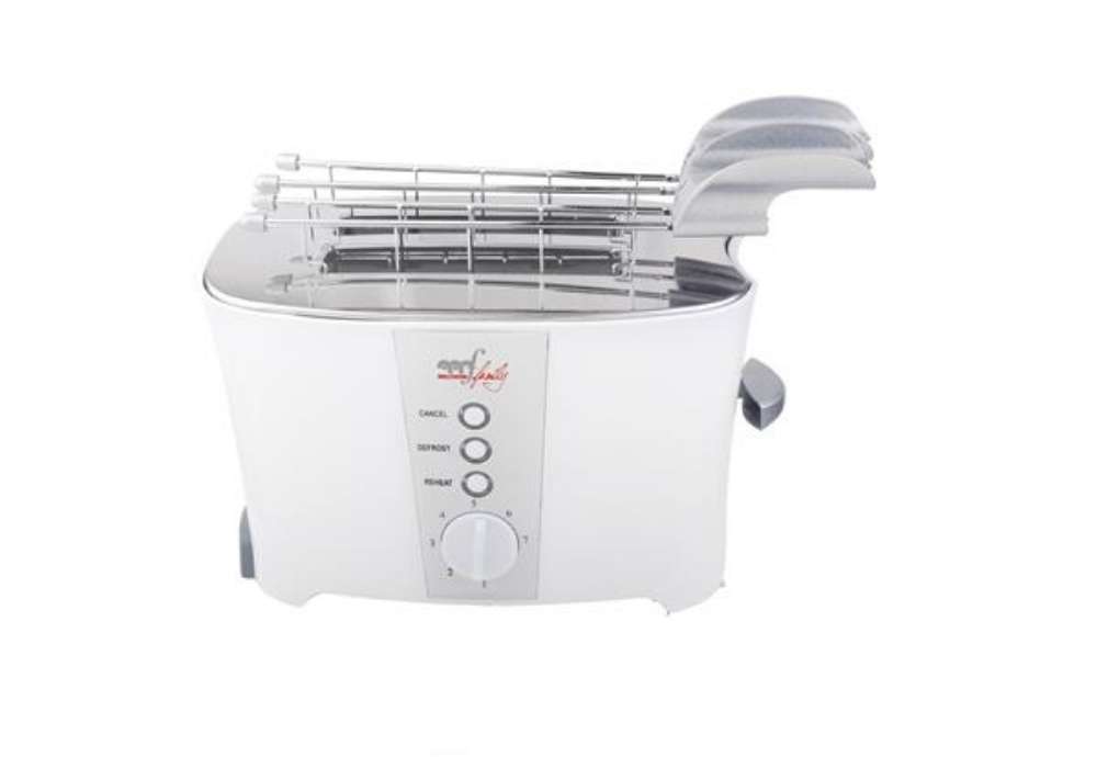 Immagine di Tostapane elettrico - 2 pinze - 600 W - bianco - Melchioni family