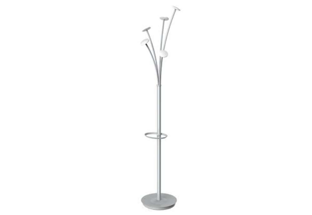 Immagine di Appendiabiti - con portaombrelli - 5 posti - 187 cm - bianco - Alba