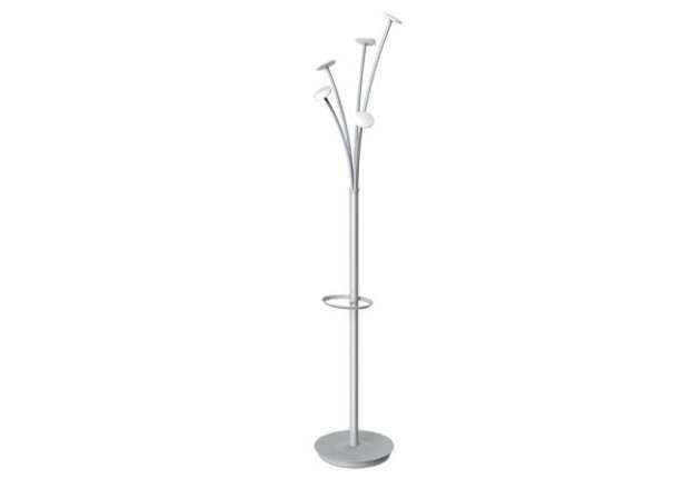 Immagine di Appendiabiti - con portaombrelli - 5 posti - 187 x 38 cm - bianco - Alba