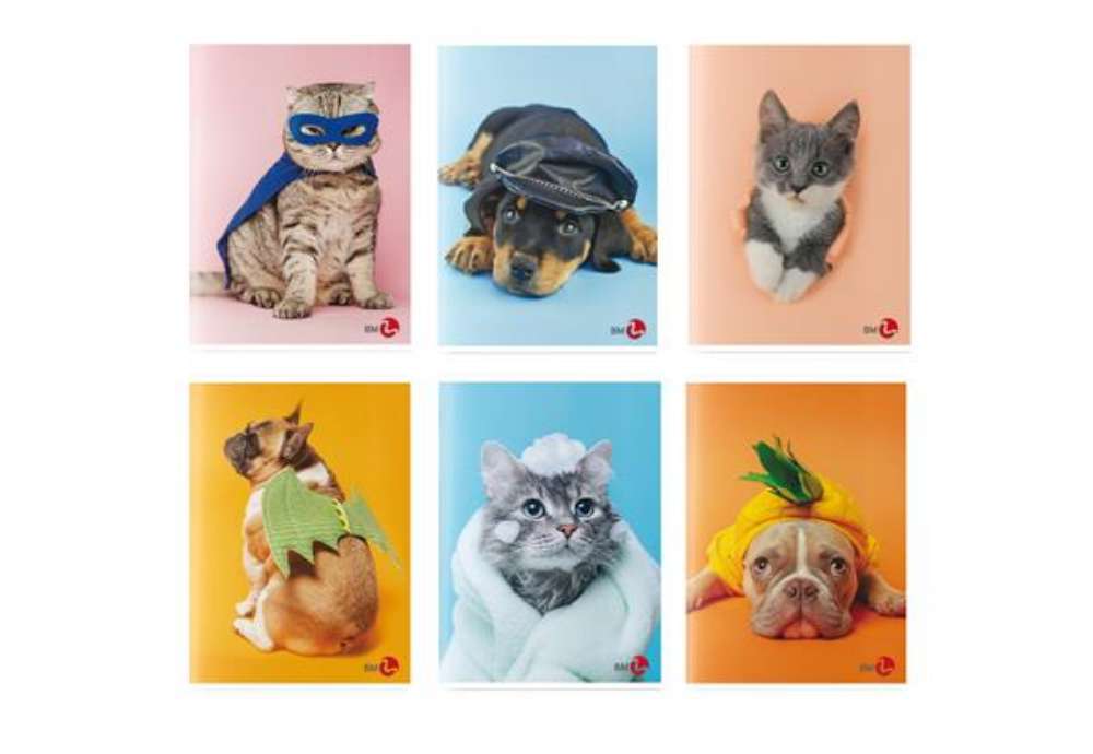 Immagine di Maxiquaderno Cute fantasia - A4 - rigo di 3a - 40+2 fogli - 80gr - BM