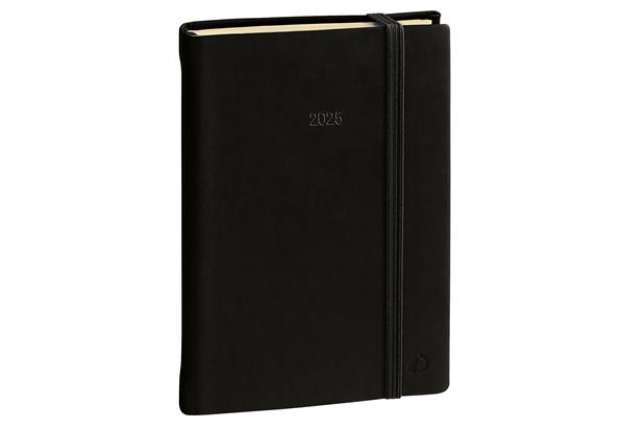 Immagine di Agenda settimanale Ministro Prestige 2025 - 16 x 24 cm - silk nero - Quo Vadis