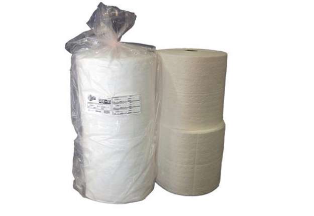 Immagine di Rotoli assorbenti - per oli ed idrocarburi - 41 x 4600 cm - Carvel - conf. 2 pezzi