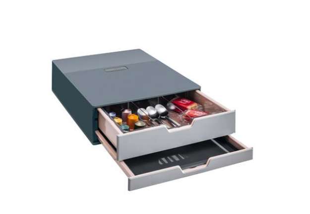 Immagine di Set Coffee Point Box S - 280 x 95 x 356 mm - organizer da cassetto incluso - Durable