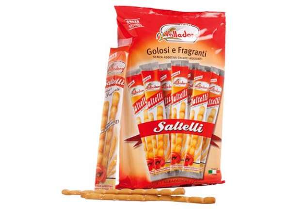 Immagine di Grissini Saltelli - 240 gr - multipack 18  monoporzioni - Valledoro