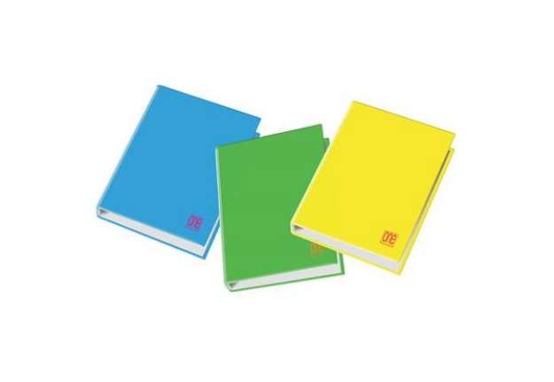 Immagine di Raccoglitore Fluo One Color - 4 anelli - diametro 30 mm - 26 x 32 cm - colori assortiti - Blasetti