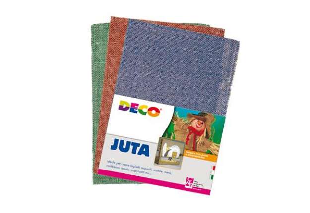 Immagine di Juta naturale - 20 x 30 cm - colori assortiti - Deco - conf.10 pezzi