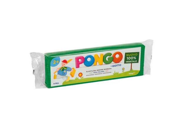 Immagine di Pasta Pongo - panetto 350 gr - verde - Giotto