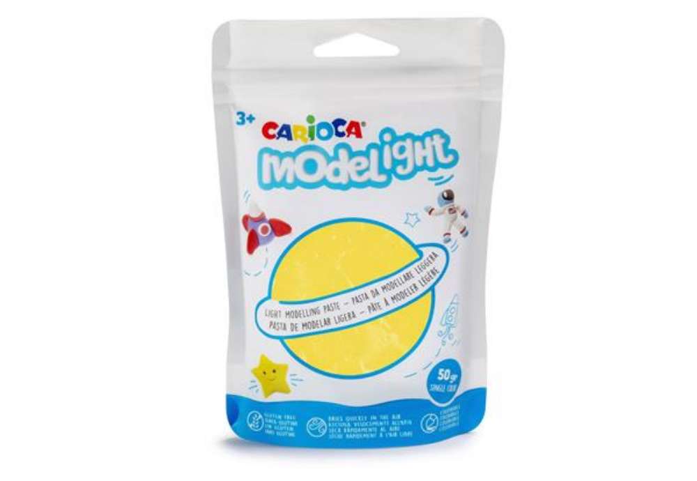 Immagine di Pasta Model Light - 50 gr - giallo - Carioca