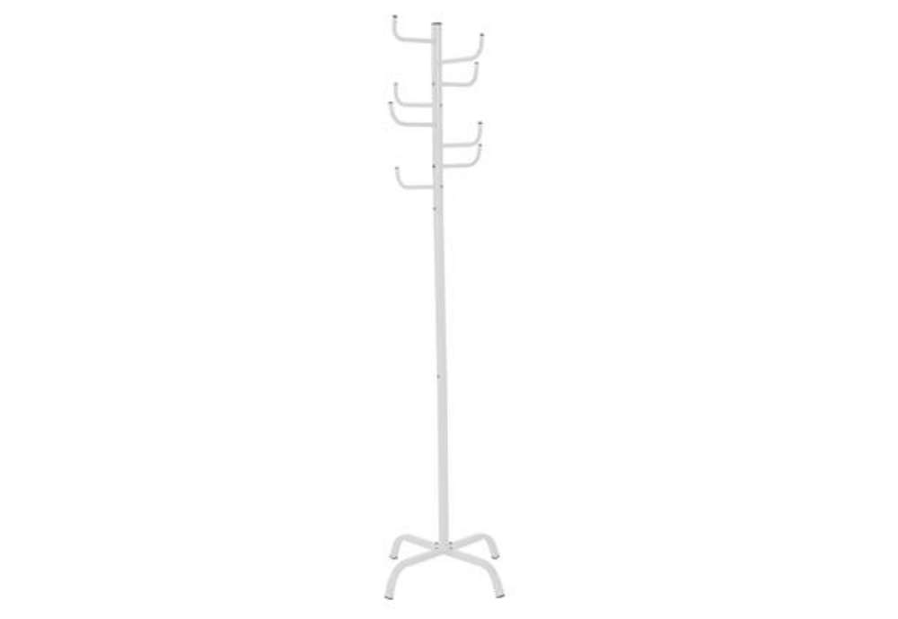Immagine di Appendiabiti - 8 posti - 175 cm - acciaio - bianco - King Collection