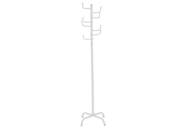 Immagine di Appendiabiti - 8 posti - 175 cm - acciaio - bianco - King Collection