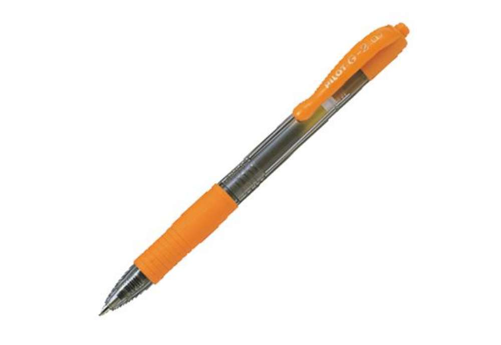 Immagine di Roller gel a scatto G-2 - punta 0,7mm - arancio - Pilot