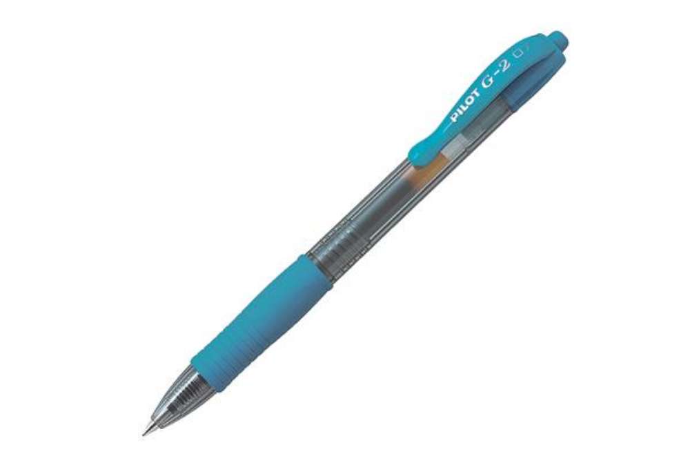 Immagine di Roller gel a scatto G-2+ - punta 0,7mm - azzurro - Pilot