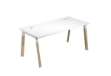 Immagine di Scrivania Woody Superior - 120 x 80 x 72,5 cm - piano bianco