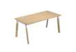 Immagine di Scrivania Woody Superior - 140 x 80 x 72,5 cm - piano rovere