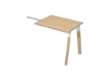 Immagine di Allungo scrivanie Woody Superior - 80 x 60 x 72,5 cm - piano rovere