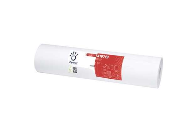 Immagine di Lenzuolino Medico Defend Tech - in rotolo - 49,20cm x 50m - bianco - Papernet